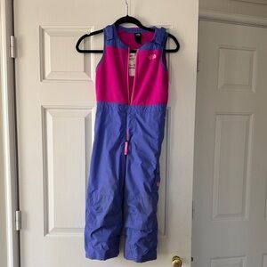 The North Face Kids' Fuchsia and Lavender Snow/ Ski pants